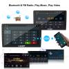 2025 Car Stereo Screen Radio GPS Android 8 Core 4G+64G Universal Double Din 9 Inch 1280 * 720 Pixel QLED with Wireless Apple Carplay Android Auto in-Dash Unit Bluetooth Multimedia Player WiFi Camera view 2