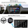 2025 New 10.1 Inch Car Stereo Radio Android 8G+128G Universal Double Din with Wireless Apple Carplay Android Auto 1280x720 Pixel QLED Screen in-Dash GPS Unit Bluetooth Multimedia Player Head Unit view 3