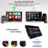 2025 New 10.1 Inch Car Stereo Radio Android 8G+128G Universal Double Din with Wireless Apple Carplay Android Auto 1280x720 Pixel QLED Screen in-Dash GPS Unit Bluetooth Multimedia Player Head Unit view 4