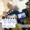 Andoer 30 * 24cm/ 12 * 9in Acrylic Film Clapboard Movie Directors Clapper Board Slate Cut Action Scene Blank Clap Board Dry Erase with White & Black Sticks view 3