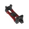 BGNing Smartphone Tripod Adapter, Phone Tripod Mount Adapter, Cell Phone Holder Mount Adapter with Hot Cold Shoe Extension for Mobile Phones with a Width of 62~87mm (red and Black with Card Slot) view 1