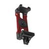 BGNing Smartphone Tripod Adapter, Phone Tripod Mount Adapter, Cell Phone Holder Mount Adapter with Hot Cold Shoe Extension for Mobile Phones with a Width of 62~87mm (red and Black with Card Slot) view 3