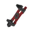 BGNing Smartphone Tripod Adapter, Phone Tripod Mount Adapter, Cell Phone Holder Mount Adapter with Hot Cold Shoe Extension for Mobile Phones with a Width of 62~87mm (red and Black with Card Slot) view 4