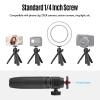Andoer Lightweight Portable Mini Tripod Extendable Tripod Stand Handle Grip with 4 Levels of Adjustable Height for Phone Camera Selfie Video Recording Live Stream view 4