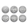 6Pcs Round GOBO Kit,66mm Metal Plate with Different Patterns Works with Spotlight Attachment and OT1 Pro II III Optical Snoot to Create Different Lighting Effects view 1