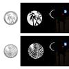 6Pcs Round GOBO Kit,66mm Metal Plate with Different Patterns Works with Spotlight Attachment and OT1 Pro II III Optical Snoot to Create Different Lighting Effects view 4