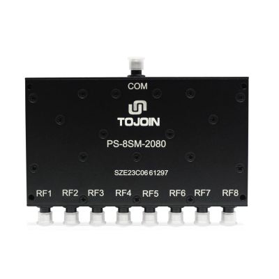 TOJOIN Passive Power Splitter/Divider 8 way for SMA Connectors Coaxial Cable Splitter 2-8GHZ for RF/Microwave Measurements Accessories Splitter Coaxial, Antenna System CorrosionResistant (PS-8SM-2080)