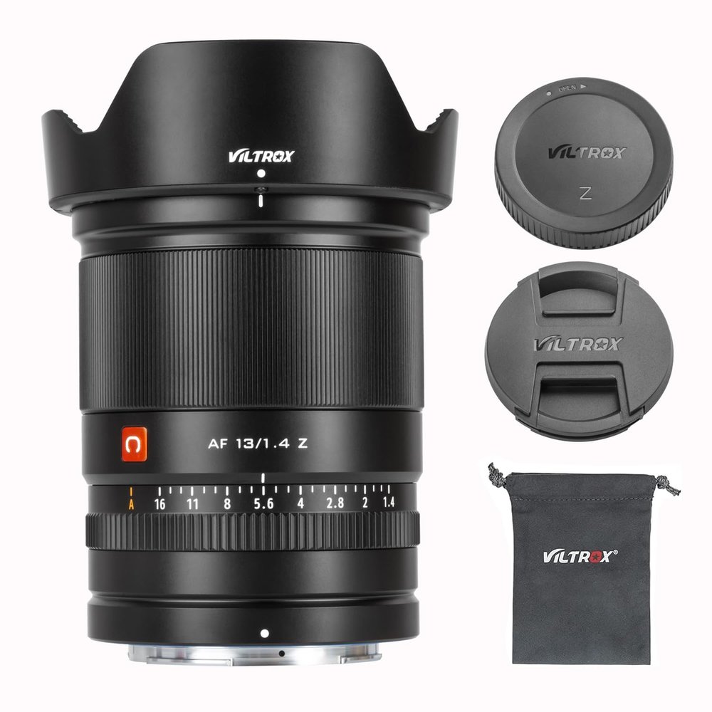 VILTROX 13mm f/1.4 F1.4 Auto Focus Lens for Nikon Z-Mount Camera,Wide Angle APS-C Camera Lens for Nikon Z50 Z30 Z6II Z7II Z5 Z6 Z7 Z9 ZFC