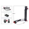 FEICHAO Handheld Gimbal Handle Grip Kit Foldable with 1/4 3/8 Thread Cold Shoe Mount Compatible with RS2 RSC2 RS3 Pro Stabilizer (Combo B) view 4
