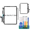 for iPad Pro 11 2nd Touch Screen Replacement for iPad Pro 11 2020 Digitizer Sensor for A2068, A2230, A2228, A2231 Touch Digitizer Panel Glass Repair Parts Kits(No LCD) view 1