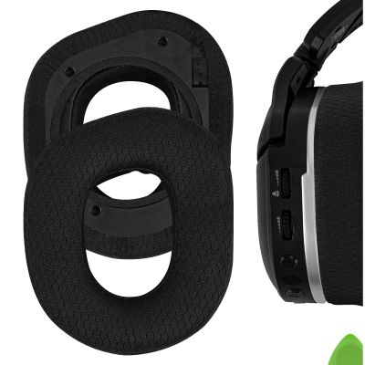 Geekria Comfort Mesh Fabric Replacement Ear Pads Compatible with Turtle Beach Stealth 700 Gen 2/Gen 2 MAX Headphones, Ear Cushions (Black)