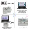 ASHATA Portable Cassette Player, Cassette to MP3 Converter Portable Tape Cassette Player to MP3 Format, Retro Audio Player with Earphones, for Laptop PC view 2