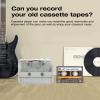 ASHATA Portable Cassette Player, Cassette to MP3 Converter Portable Tape Cassette Player to MP3 Format, Retro Audio Player with Earphones, for Laptop PC view 4