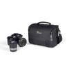 Lowepro Adventura SH 140 III, Camera Shoulder Bag with Adjustable/Removable Shoulder Strap, Bag for Mirrorless Camera, Compatible with Fujifilm XT200, Canon M50 MII, EOS R10, Nikon Z50, Black view 3