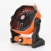 JF01 USB Fan Outdoor Fan Table Fan 360 Rotation Portable Fan Lamp LED Camping Lighting Emergency Light Bedroom Office Desk Fan Lamp Low Noise Cooling (Black) view 1