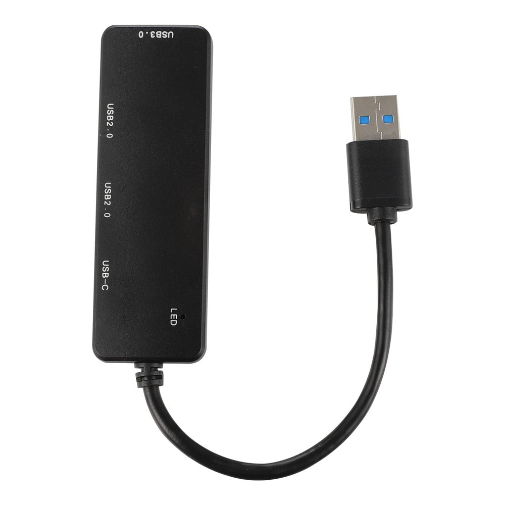 Mobestech 3pcs USB Hub Ports USB Splitter Powered Portable Notebook Computer Docking Station