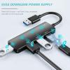 Mobestech 3pcs USB Hub Ports USB Splitter Powered Portable Notebook Computer Docking Station view 2