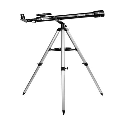 Coleman 700mm x 60mm Refractor Telescope (35x-525x) Kit with Heavy-Duty Carrying Case - Metallic Charcoal Gray