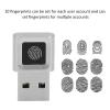 Pomya USB Fingerprint Reader, for 10/11 32/64 bits, Security Key Biometric Fingerprint Scanner, 360 Degree Touch Fast Matching, for Laptop PC Computer view 2