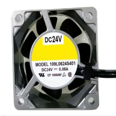 109L0624S401 DC24V 0.08A 60X60X25mm 2-Wire Cooling Fan 6025mm