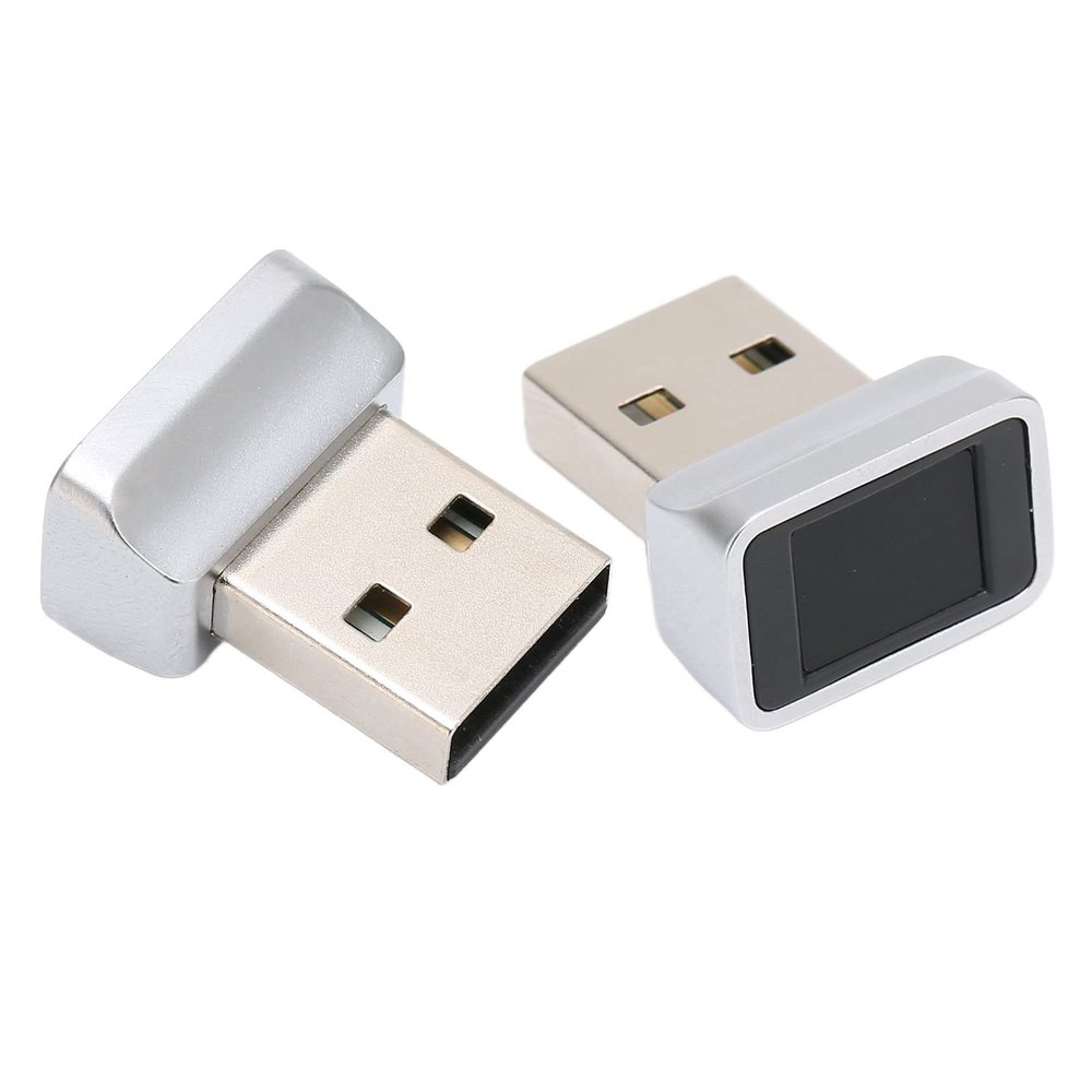 Pomya USB Fingerprint Reader, for 10 Hello, for PC Laptop Computer, Portable Mini Security Key Biometric Fingerprint Scanner, 360 Degree Touch Fast Matching