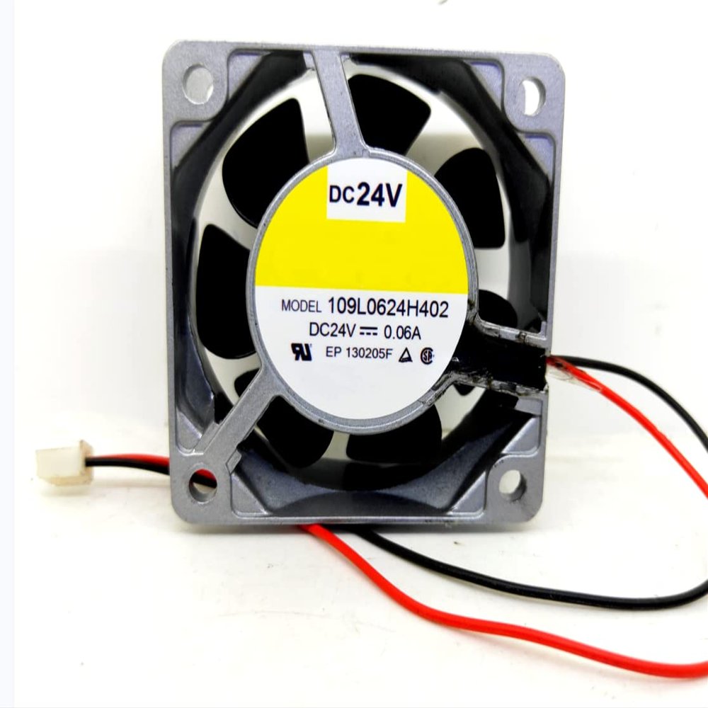109L0624H402 DC24V 0.06A 60X60X25mm 2-Wire Cooling Fan 6025mm