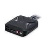 IOGEAR 2-Port 4K Hybrid KVM  Share 2 Computers with 1 Keyboard, Mouse, and Monitor, DisplayPort & USB-C with Audio, Built-in Cables, Remote Selector (GCS82DPC) view 1