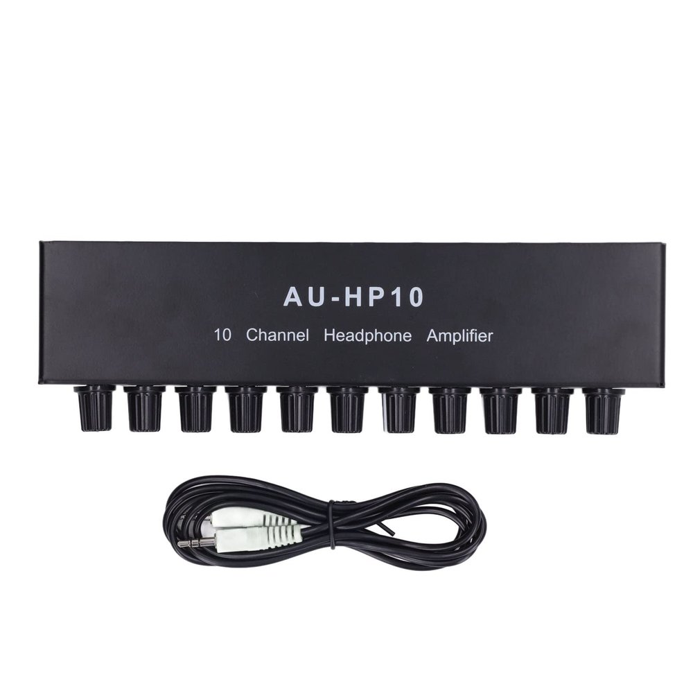10 Channel Amplifier Receiver, 10 Channel Headphone Amplifier DC 12V