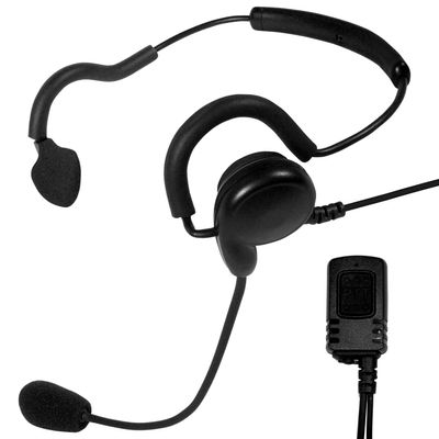 PRYME SPM-1483 Tactical Headset with Boom Mic for Motorola XPR7350 XPR7380 XPR7550 XPR7580 APX900 APX1000 APX3000 APX4000 APX6000 APX7000 APX8000