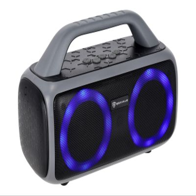 Rockville RPB50 20W x 2 RMS (40W Total) Portable Bluetooth Speaker, TWS Linking, LED Lights, Long Battery, for Parties and Outdoor Adventures