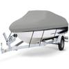 7.6 oz Solution Dyed Polyester Grey, Styled to FIT Boat Cover Compatible for MONARK BASS Finder 1650 V All Years view 1