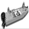 7.6 oz Solution Dyed Polyester Grey, Styled to FIT Boat Cover Compatible for MONARK BASS Finder 1650 V All Years view 3