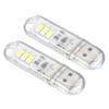PATIKIL 6000-6500K Mini USB LED Light, 2 Pack 0.5W Portable Touch Night LED Light Stick Slim Lamp Module for Camping Laptop Keyboard, Clear White Light view 1