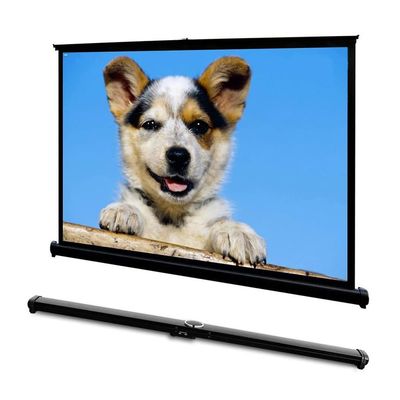 LENG 50'' Table Top Projection Screen Portable Retractable Projector Screen Outdoor Movie Screen Lightweight Carry Manual Little Screen for Schools Meeting (Color : 30inch, Size : 4:3)