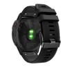 Senter Quick Release Soft Rubber Replacement Band for Garmin Fenix 7/Fenix 7 Solar/Fenix 6 GPS Smart Watch (Black Buckle) view 2