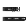 Senter Quick Release Soft Rubber Replacement Band for Garmin Fenix 7/Fenix 7 Solar/Fenix 6 GPS Smart Watch (Black Buckle) view 4