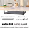 Under Desk Laptop Mount, Laptop Under Desk Mount 2.7 inches Tall Effective Space, Aluminum Under Desk Laptop Holder Dock Station for Laptop MacBook Dell OptiPlex PS4 Dell WD19 Mac mini M4 Dock & More view 2