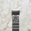 NICKSTON Engraved Strap Band Compatible with Garmin Fenix 7X Solar Sapphire 6X Pro 5X Plus Fenix 3 Descent Mk1 Mk2 Mk2i Silver Stainless Steel Bracelet S-AS1-A26 (7" (178mm) Wrist Size) view 2