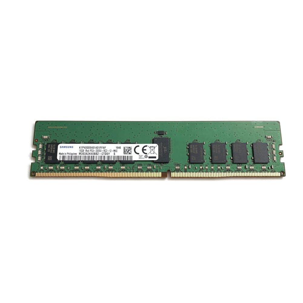 Samsung RDIMM 16GB PC4 2666 DDR4 1Rx4 M393A2K40BB2 CTD Server RAM Memory ECC Registered for Dell HP Lenovo Supermicro