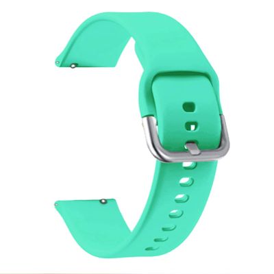 COEPMG Soft Silicone 22mm Watchband Straps for Xiaomi Haylou Solar ls05 Original Smart Watch Wristband Bracelet (Color : Mint Green, Size : for HaylouSolar LS05)