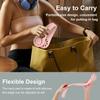 VRBFF Neck Fan, Portable Hangning 360 Airflow Around Neck Fan USB Rechargeable Personal Fan, Wearable Hands Free Fan, Bladeless Mini Cooler Fan for Adult Children Outdoor (Upgraded Pink) view 3