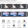 FEELWORLD T51-H Triple 5 inch 2 RU Rack Mount Monitor 800480 Broadcast LCD Monitor with HDMI AV Input and Output view 2
