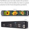 FEELWORLD T51-H Triple 5 inch 2 RU Rack Mount Monitor 800480 Broadcast LCD Monitor with HDMI AV Input and Output view 3