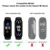 Amzpas Silicone Replacement Bands for Amazfit band 5/Amazfit band 6, 3 Pack Adjustable Wristbands for Xiaomi Mi Band 5/Mi Band 6 for Women Men view 4