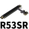 QJJ M.2_A.E. to PCIe x16 Extension Cables Turn 90 Degree Upright Right Angle Turn 180 Degree Splint Vertical Turn 270 Degree Inverted Reverse (30cm, R53SL) view 4