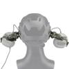 WarmHeartting Multi-Angle Rotation Fast Helmet ARC Rail Adapter Suspension Headphones Bracket Earmuffs Support, Accessories for Tactical Pickup Headset view 3