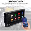 2Din Car Radio Wince Compatible with Carplay and Android Auto 7" Capacitive Touchscreen,Mirror Link, Reverse Image, Bluetooth, FM, USB/AUX Port +4 LED Camera view 3