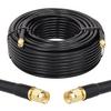 MOOKEERF KMR240 SMA Male to SMA Male Coaxial Cable 50 ohm Coax Ultra Low Loss Antenna Extension for 3G/4G/5G/LTE Network Equipment, GPS, RF Radio (100FT) view 1