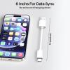 6 inch Short USB A to USB C 3.1 Cable 0.5ft,10Gbps High Speed Data Transfer Cable Compatible with MacBook Pro,iPad Pro Air,iPhone 16 15,Portable SSD,Samsung S24,Note 20/10 Ultra 5G,Pixel,Andorid,White view 2