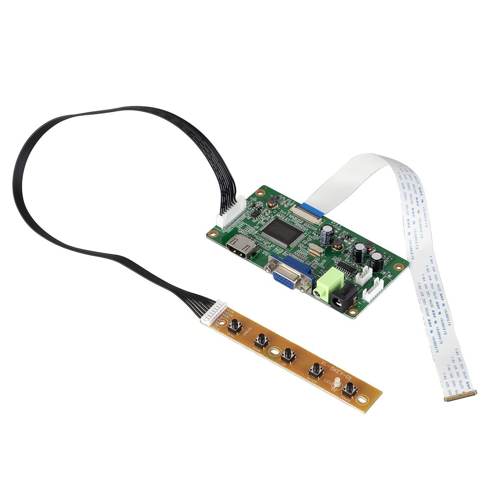 QAREQU LCD Driver Board for LP156WF7 SPA1 SPB2 SPN1, HDMI VGA Video Audio 40-pin eDP Display Controller